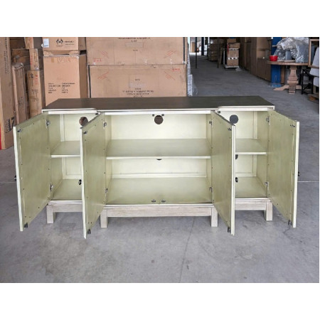 AV1550-70 : Tủ Trang Trí , Tủ Bếp + Kính Cường Lực - Ngang 178cm 